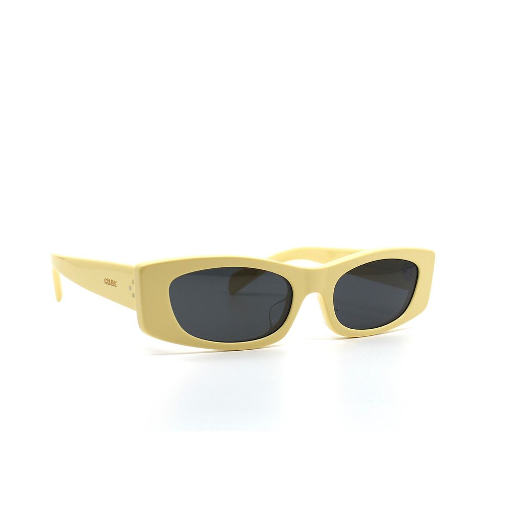 NEW CELINE CL40245U 39A YELLOW GREY WOMEN'S SUNGLASSES - Picture 3 of 10